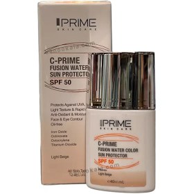 فلویید ضدافتاب رنگی  بژ طبیعی حاوی ویتامین سی spf50فیوژن واتر پریم