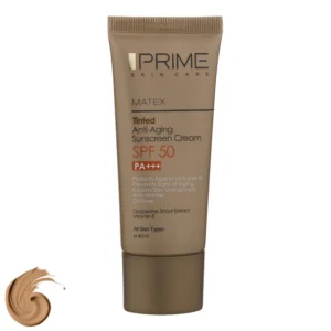 کرم ضدافتاب جوان کننده انواع پوست رنگی spf 50پریم