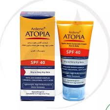 کرم ضدافتاب رطوبت رسان spf40مناسب پوست های خشک و خیلی خشک اتوپیا اردن