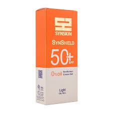 ژل کرم ضدافتاب رنگی  بدون چربی با spf50 ساین اسکین
